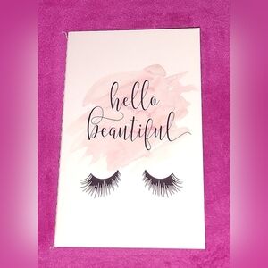 Handmade Hello Beautiful Designer Travel Pocket Size 16 Page Notebook Journal